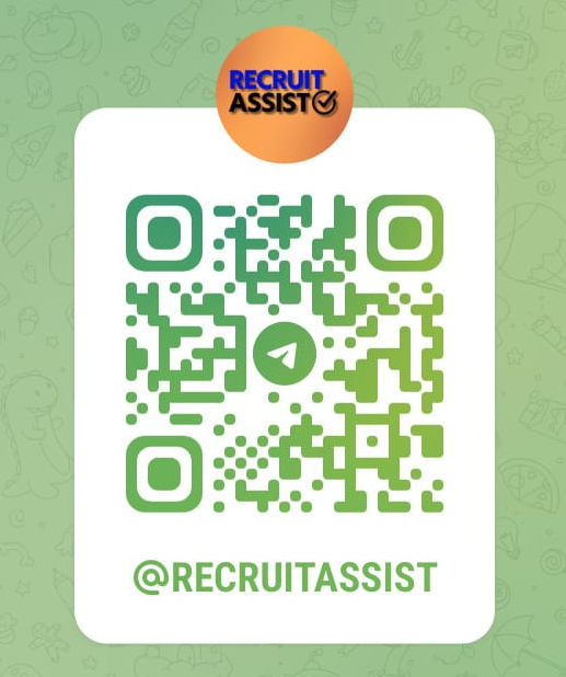 Recruit Assist Telegram QR CODE Recruit Assist Telegram QR CODE