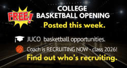 FREE college basketball opening get recruited and play college basketball