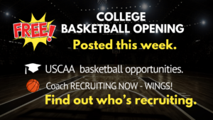 FREE college basketball opening FREE College basketball opening play college basketball and get recruited to college.