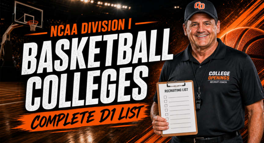 NCAA DIVISION I BASKETBALL COLLEGES Complete D1 List